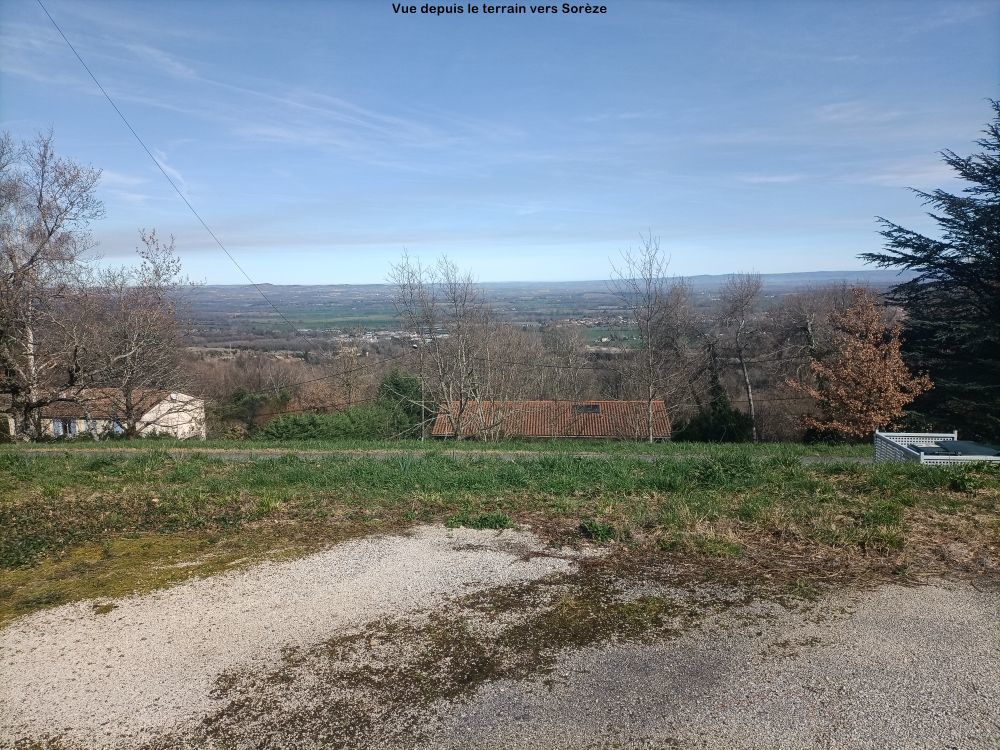 Vente Terrain Magnifique Terrain de 1859 m², commune de Sorèze (Tarn) Sorèze