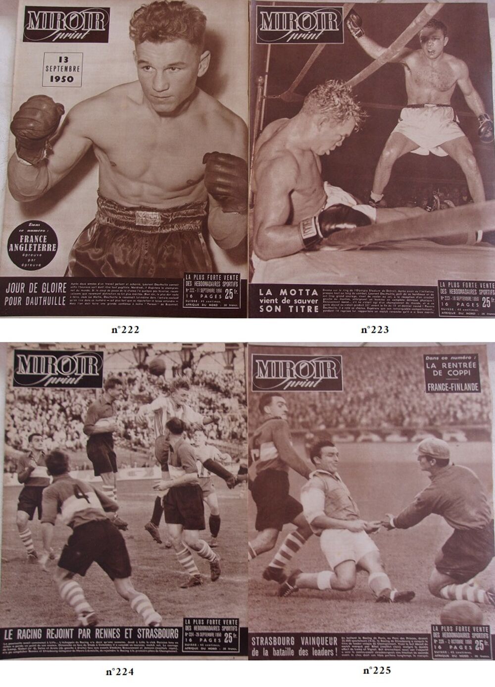 Miroir Sprint ann&eacute;e 1950 
