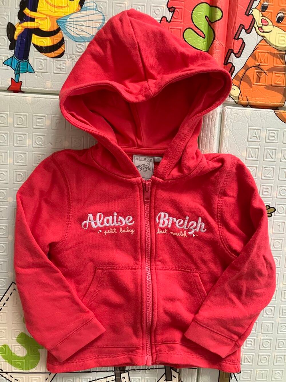 veste polaire &Agrave; l'Aise Breizh taille 12 mois. Vêtements enfants