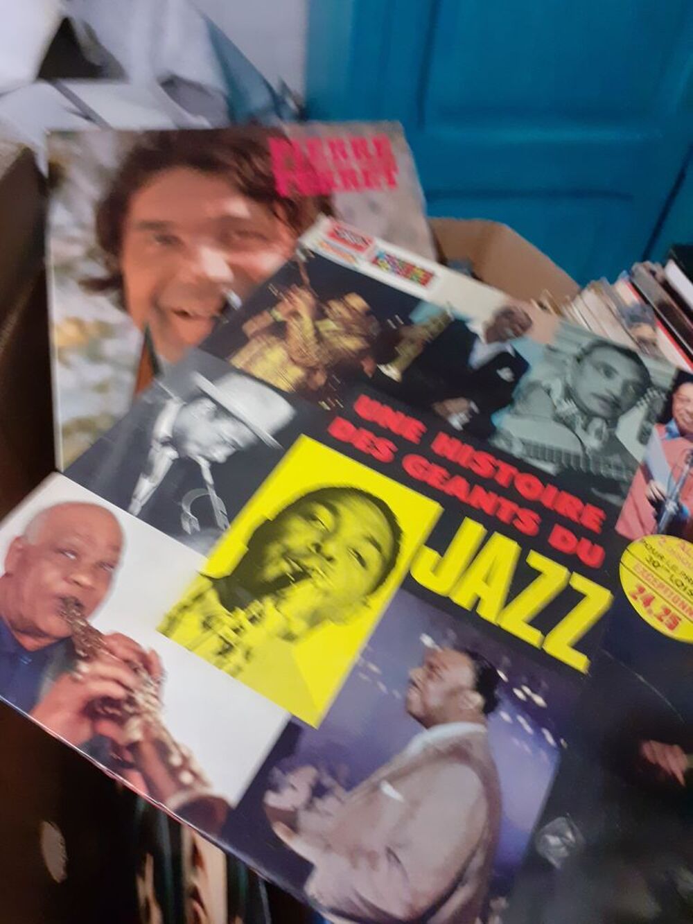 lot entier Vinyles 45T et 33T CD et vinyles
