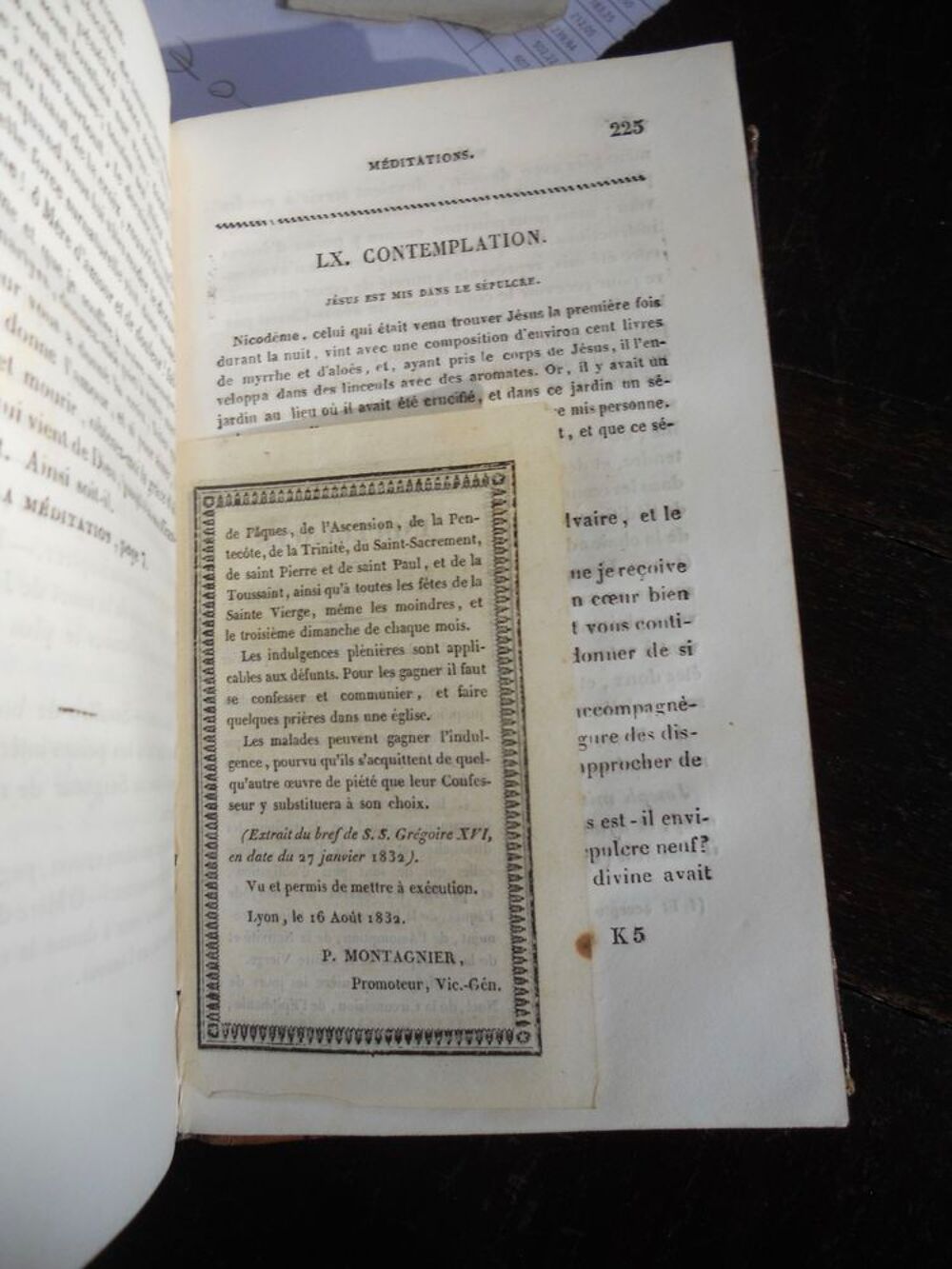 M&Eacute;DITATIONS selon la m&eacute;thode de SAINT IGNACE IV. 1837 Livres et BD