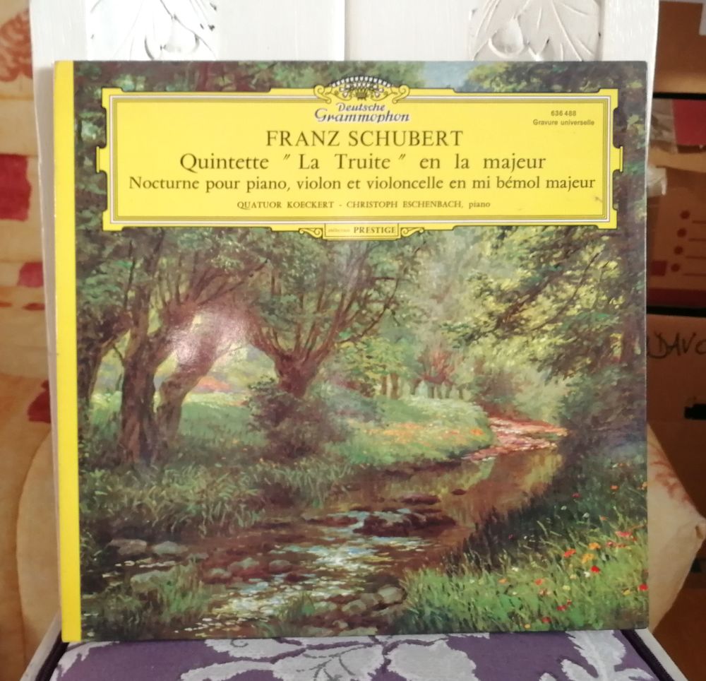 LP Franz SCHUBERT : La truite - DG 636 488 - Code X CD et vinyles