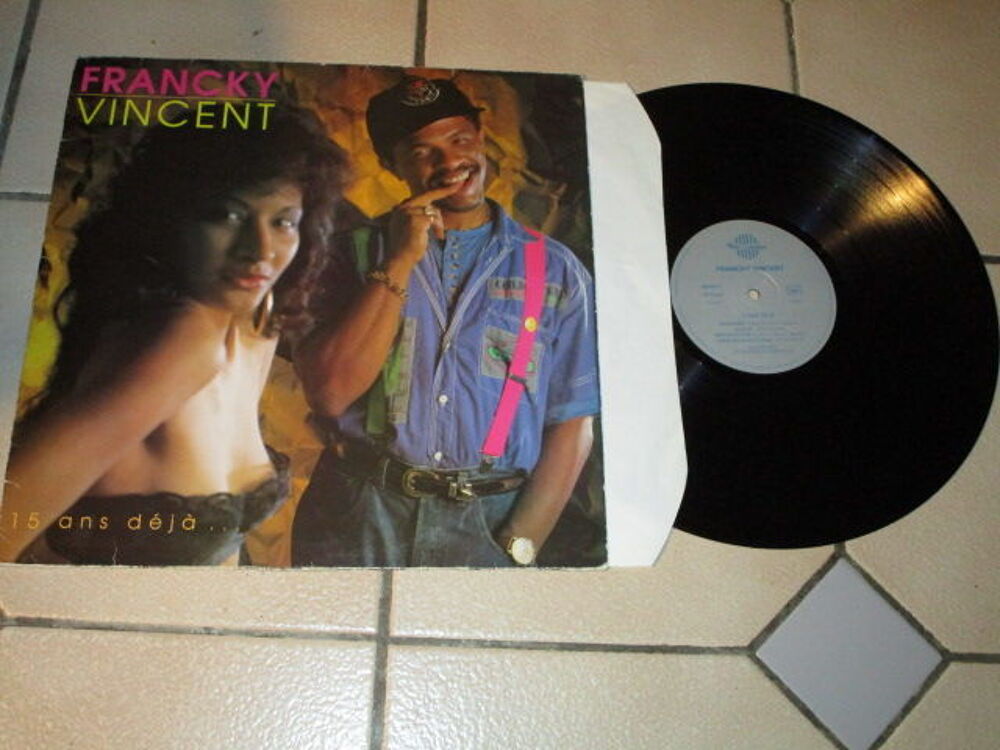 VIEUX VINYLE 33T 1989 "15 ans deja "FRANCKY VINCENT 