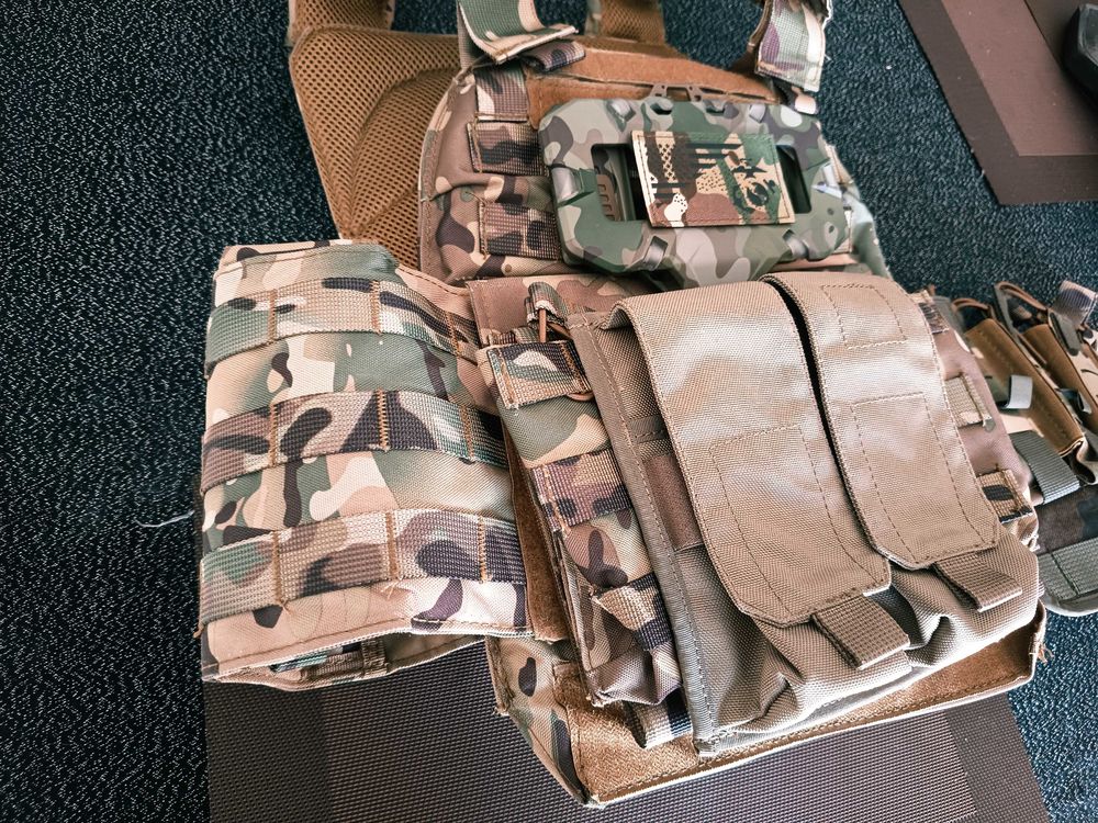 kit balistique complet et veste de combat 