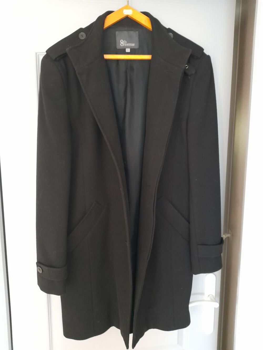 manteau noir homme Vêtements