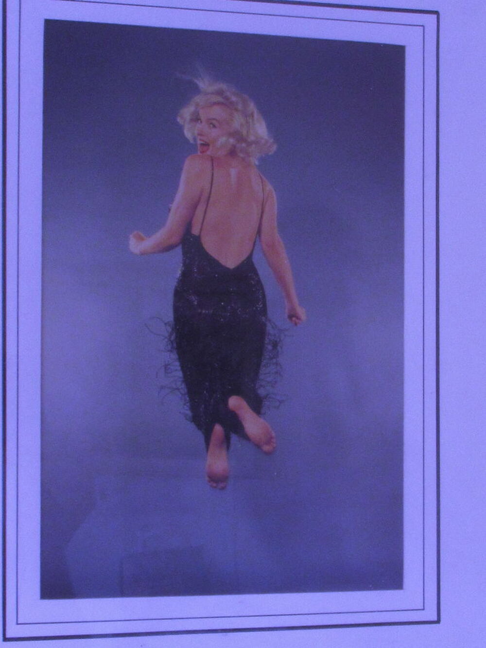 beau tableau de Marylin Monroe encadr&eacute; 