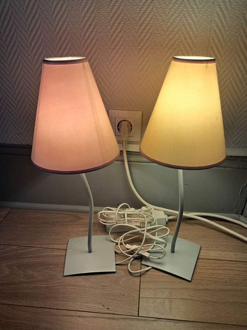 2 lampes de chevet Décoration