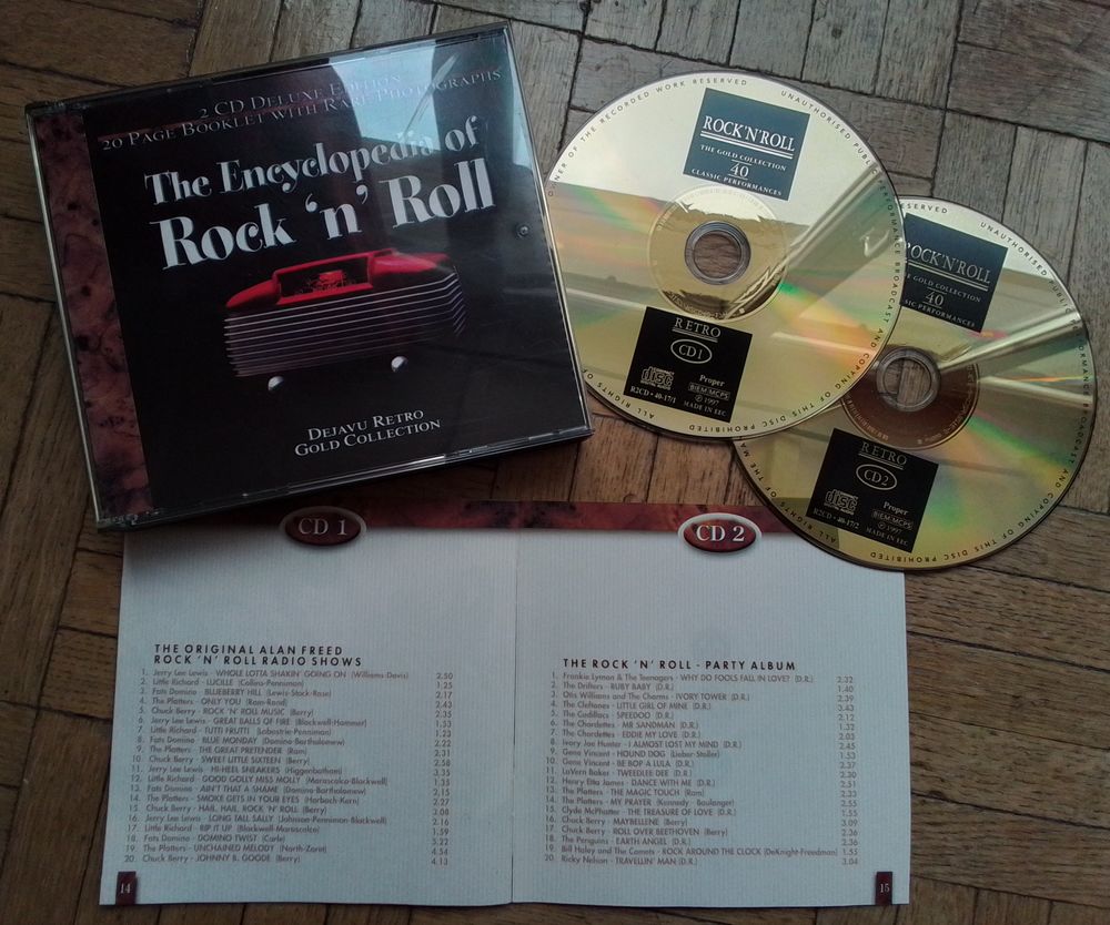 The Encyclopedia of rock'n'roll CD et vinyles