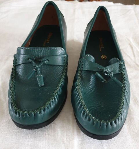 Mocassins verts ? Damart ? Pointure 37 15 Limoges (87)