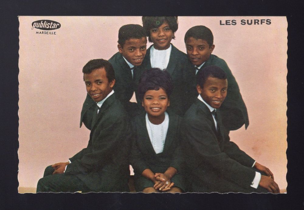 Carte Les SURFS - Publistar Marseille - petit format CD et vinyles