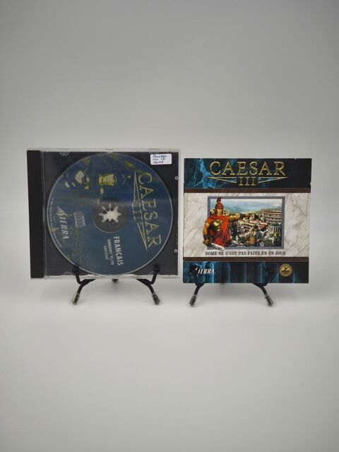 Jeu PC Caesar III (3) en boite, complet (boite abîmée) 3 Vulbens (74)