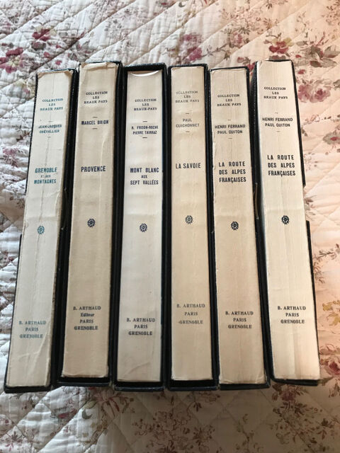 Ouvrages régionaux des éditions Arthaud 100 Mottier (38)