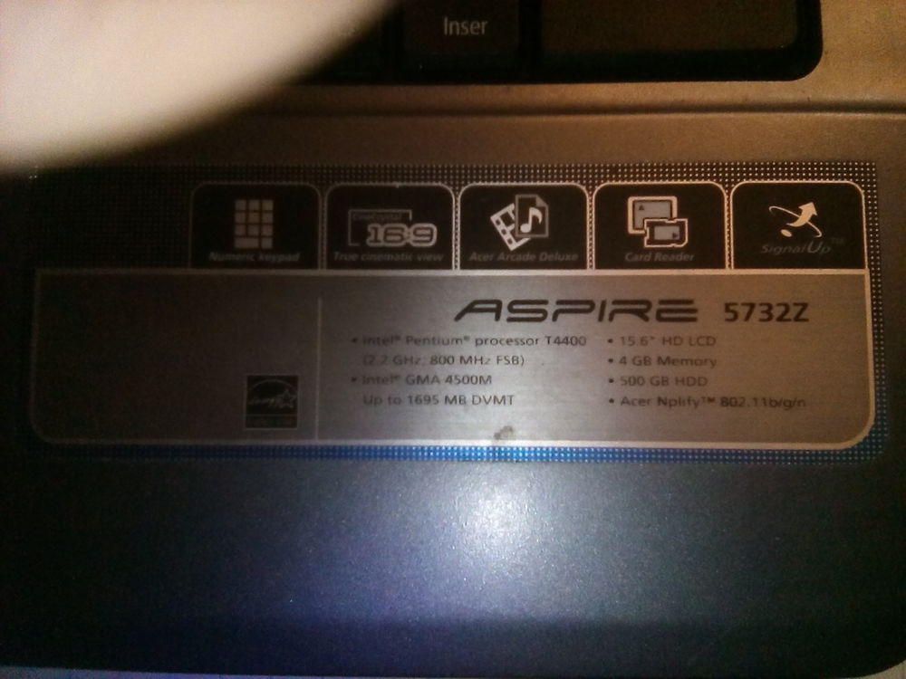 pc portable acer windoos 7 Matériel informatique