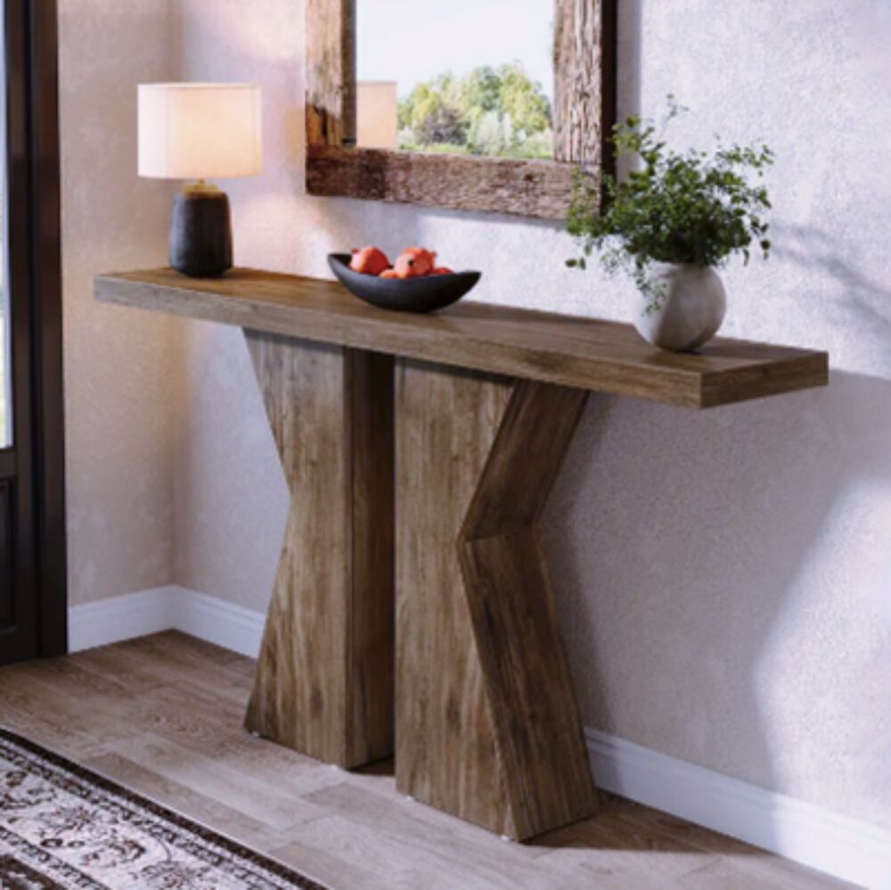 Console en V bois massif ? Silhouette originale &amp; minimalism Meubles