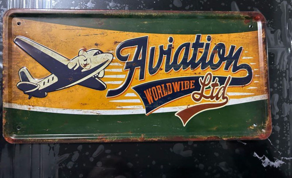 plaque Aviation aiment&eacute; 