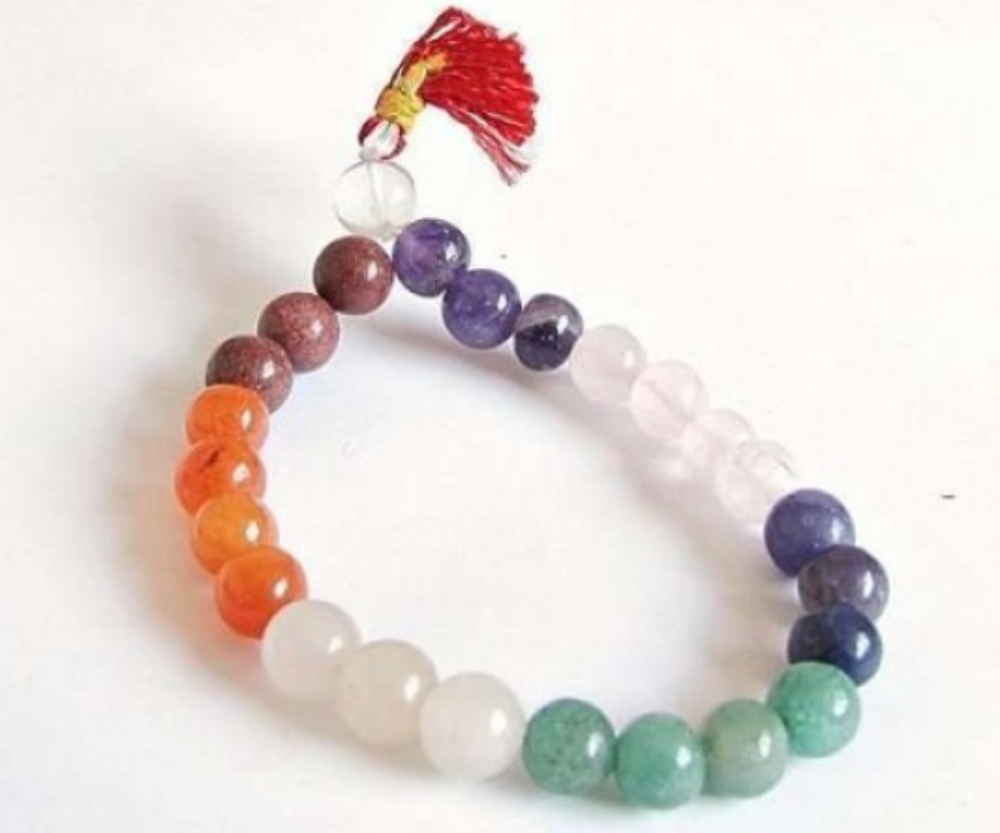 Bracelet Mala Pierres Naturelles 7 Chakras Bijoux et montres