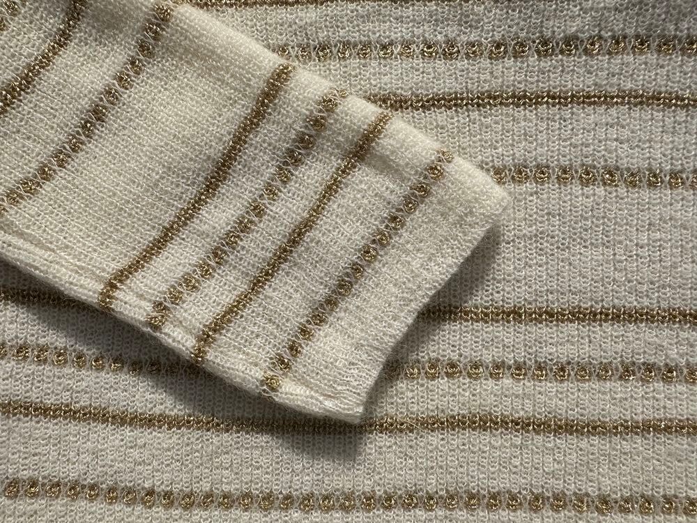 Pull S&eacute;zane, mod&egrave;le Tamara, &eacute;cru/dor&eacute;, Taille M Vêtements