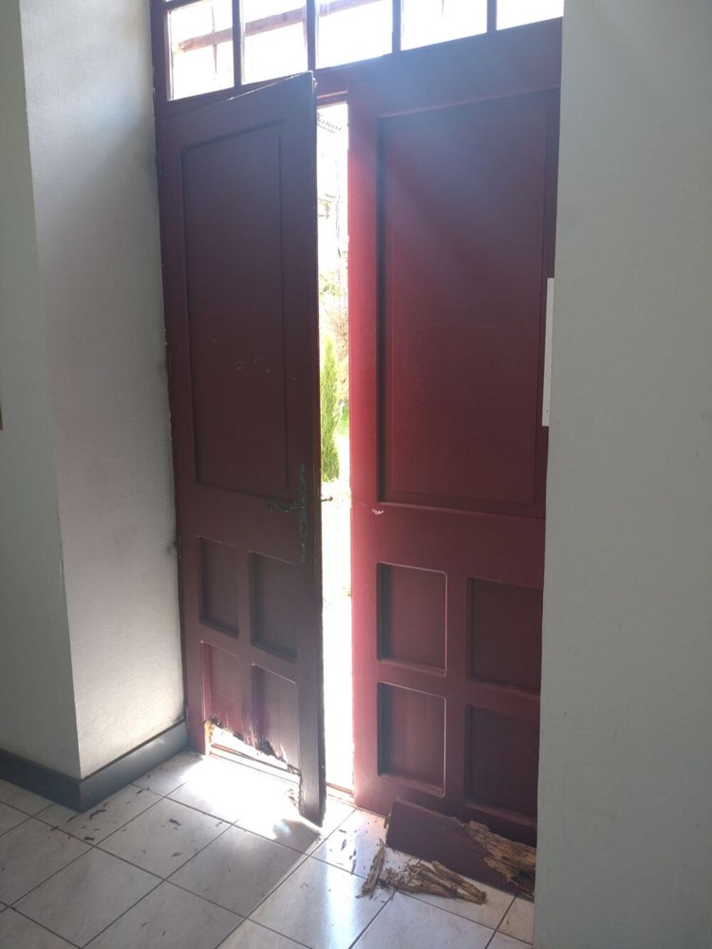 double porte d'entr&eacute;e Bricolage