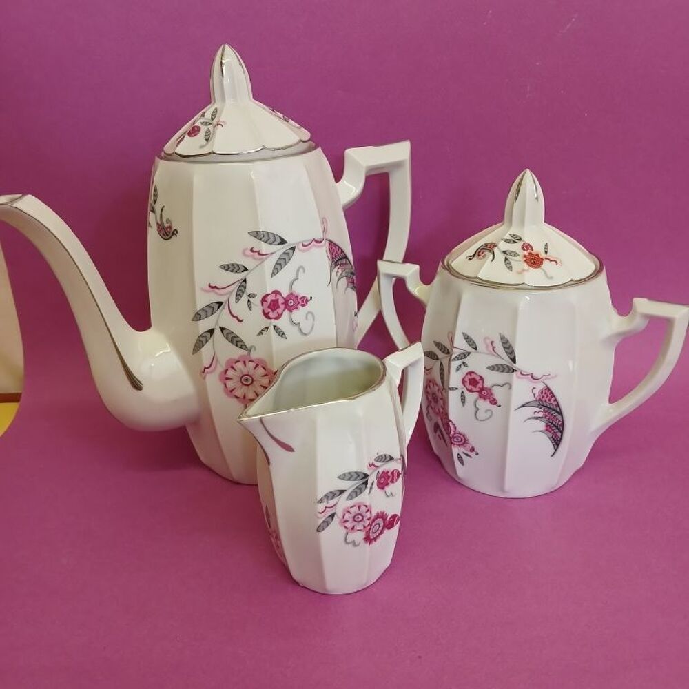 service &agrave; caf&eacute; en porcelaine 
