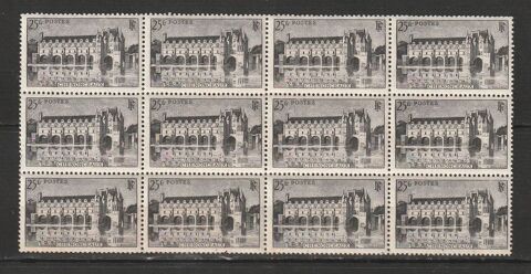 Lot timbres neufs Années 40 Gomme avec légères adhérences  25 Valros (34)