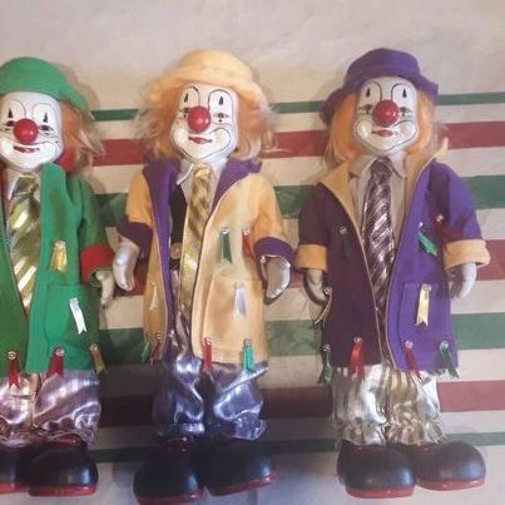 Clown de collection en porcelaine 