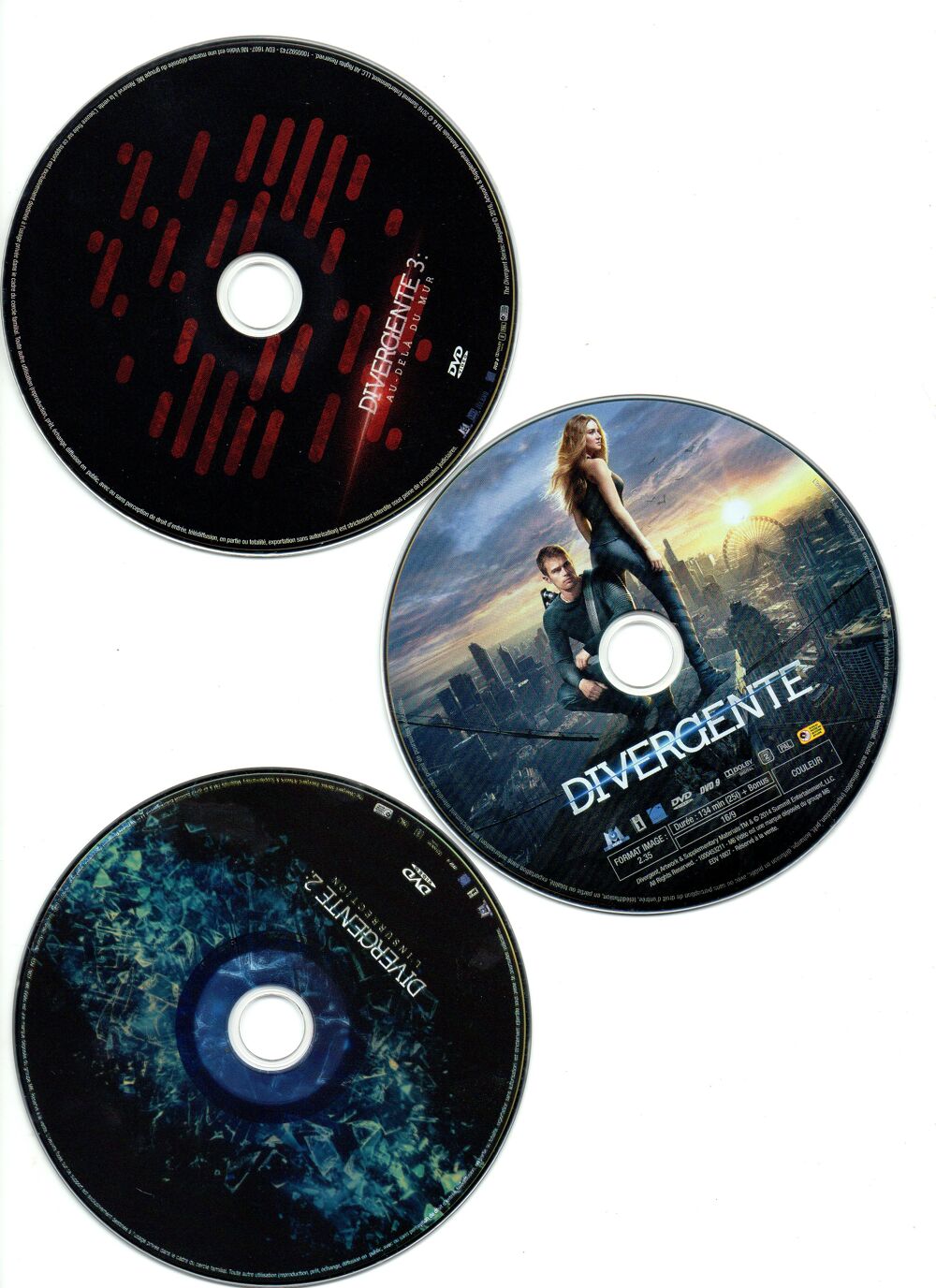 Divergente - Coffret 3 DVD Trilogie DVD et blu-ray