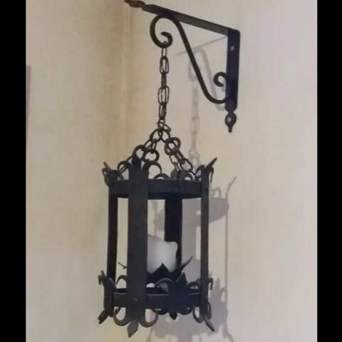 Lanterne bougeoir antique gothique 99 Nmes (30)