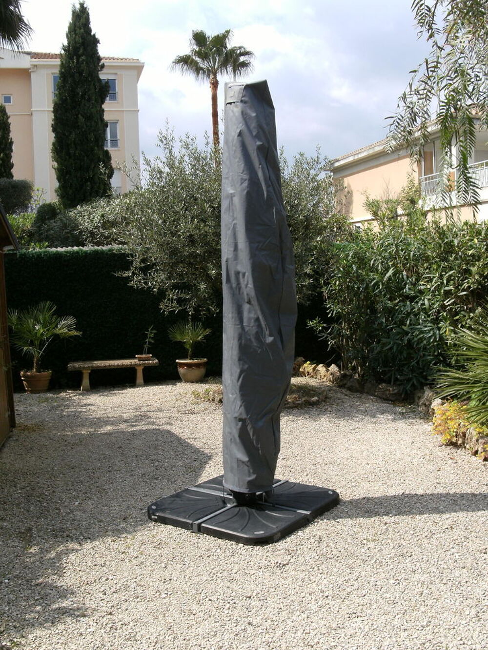 Parasol d&eacute;port&eacute; 3 x 4 Jardin