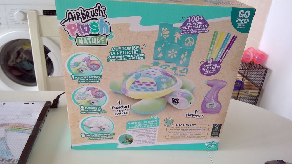 Airbrush Plush tortue Canal Toy Jeux / jouets