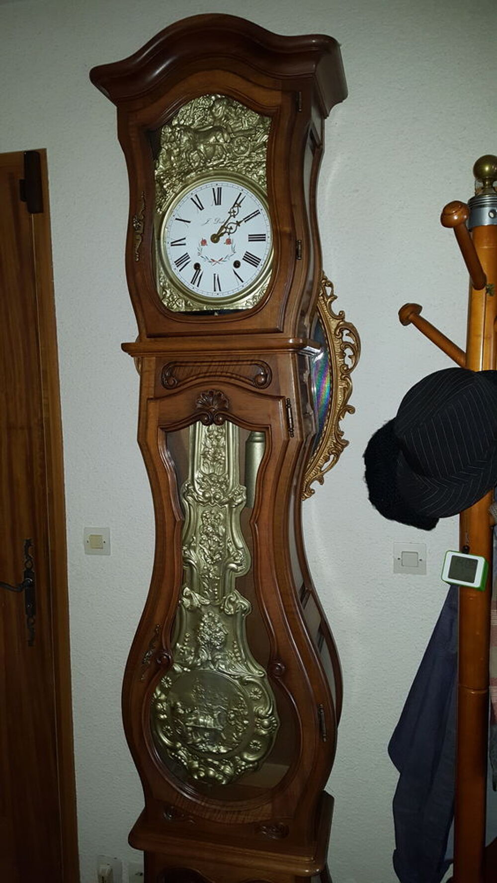 Horloge Comtoise Style R&eacute;gence Balancier Automate Meubles