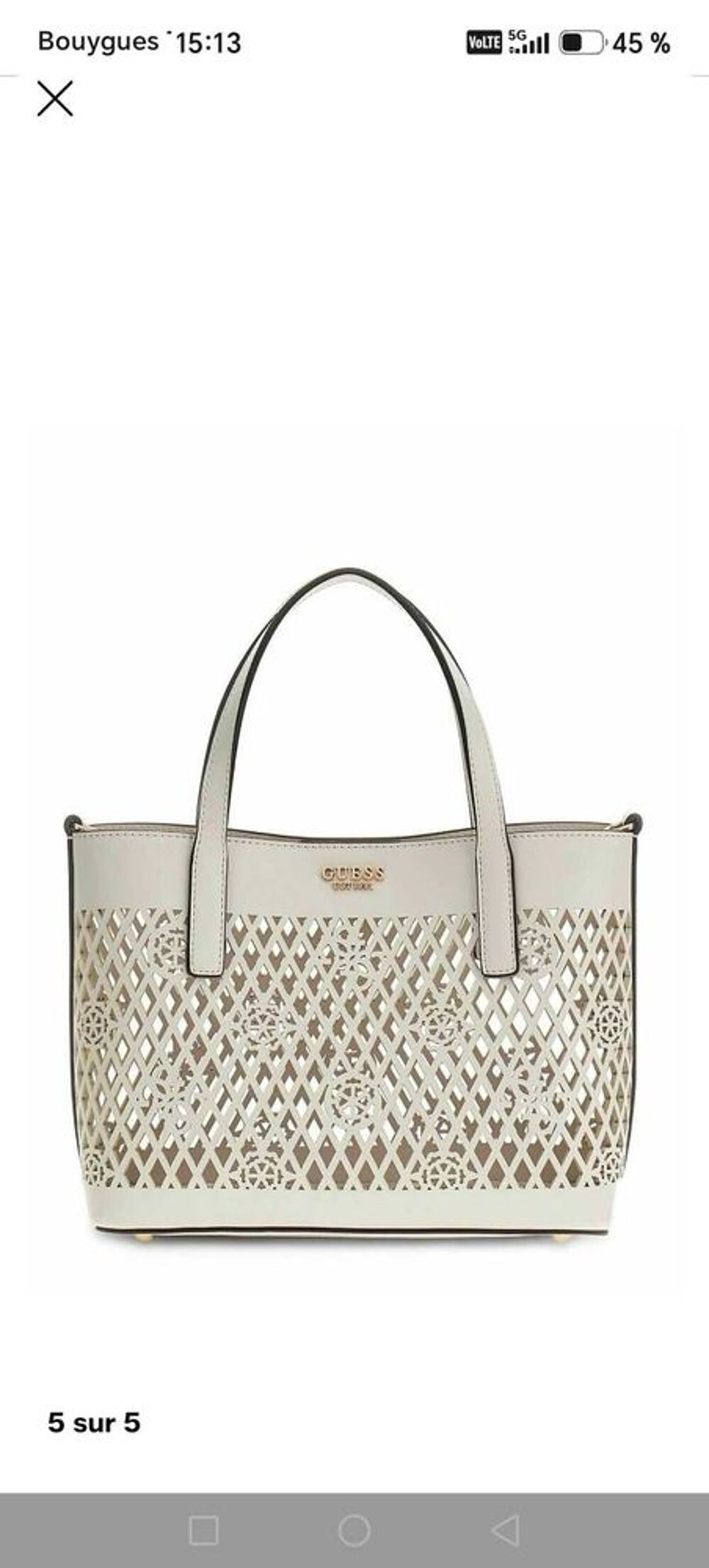 sac Guess bandouli&egrave;re avec pochette zipp&eacute;e Maroquinerie