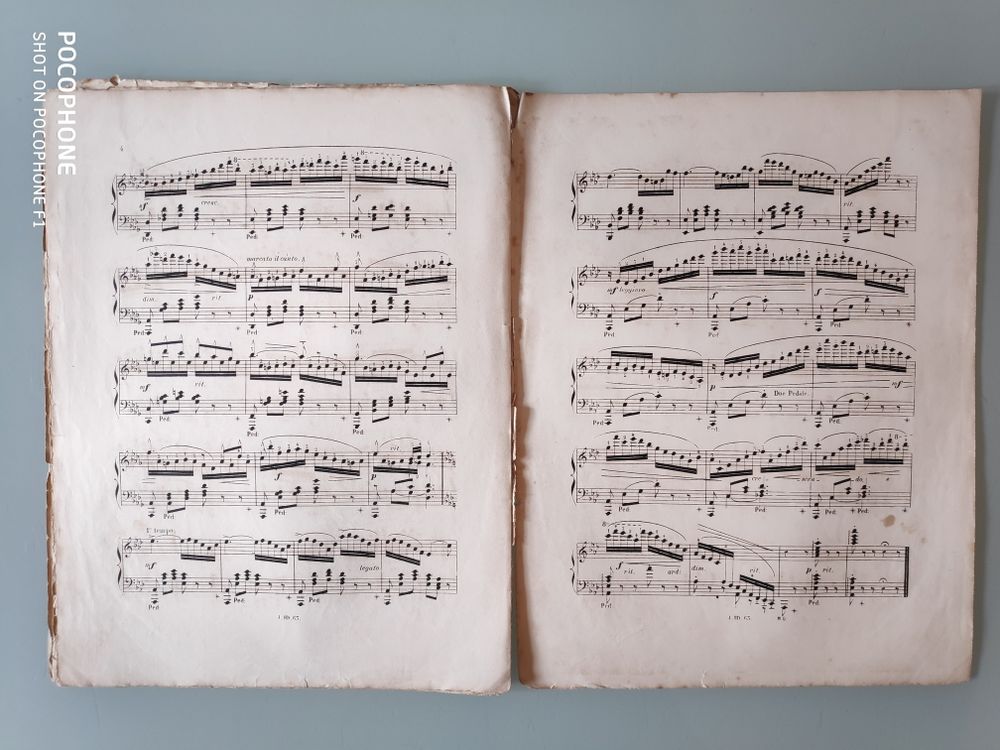 Partition de piano: la napolitana &eacute;tude de l&eacute;g&egrave;ret&eacute; pour piano par CH. B. Lysberg op. 26 . Livres et BD