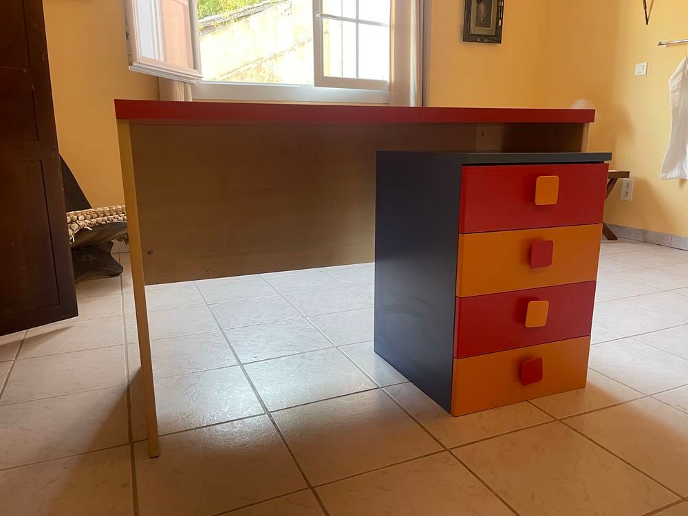bureau enfant avec caisson i Meubles