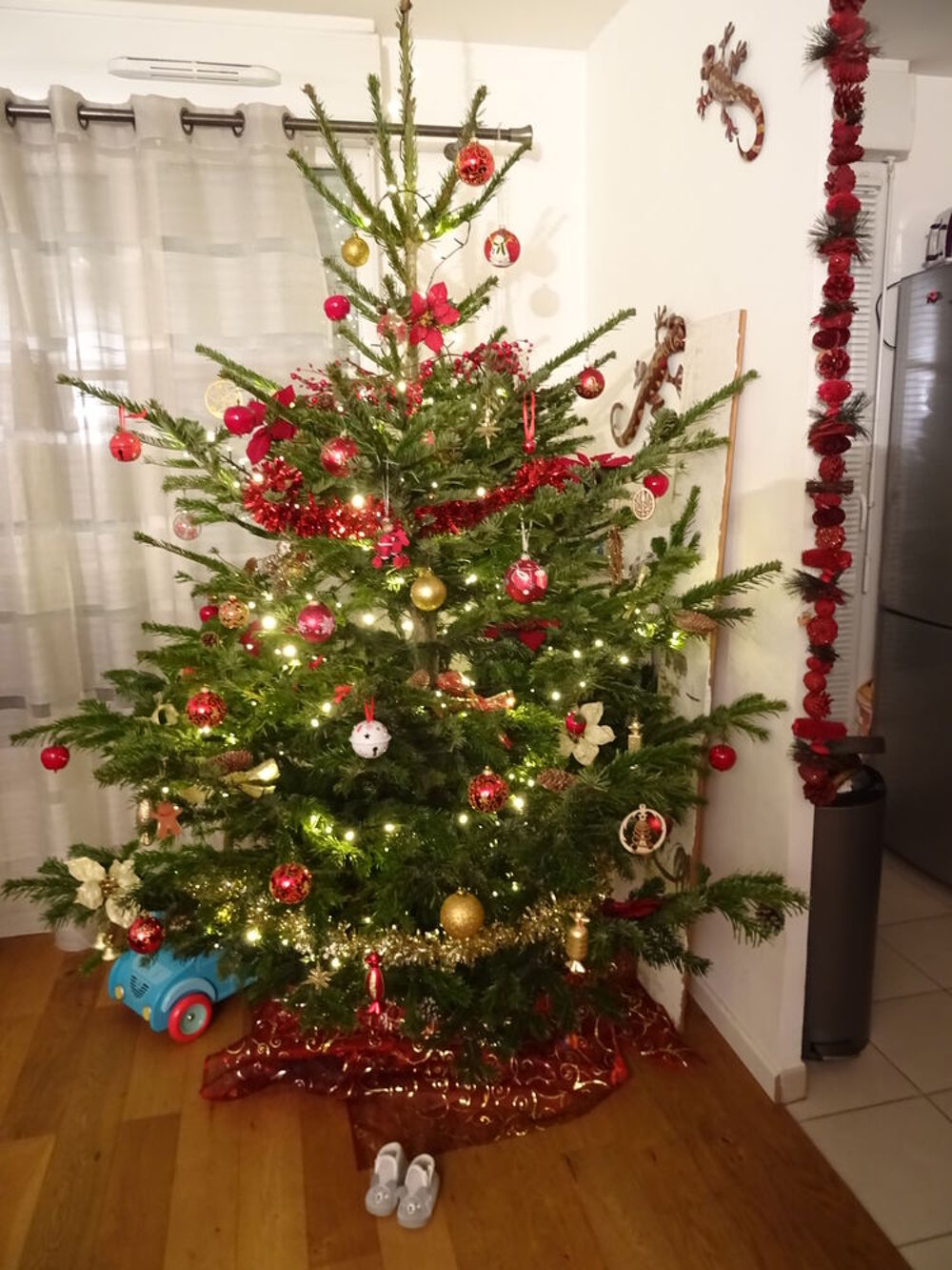 sapin de No&euml;l artificiel pliable ALASKA Décoration
