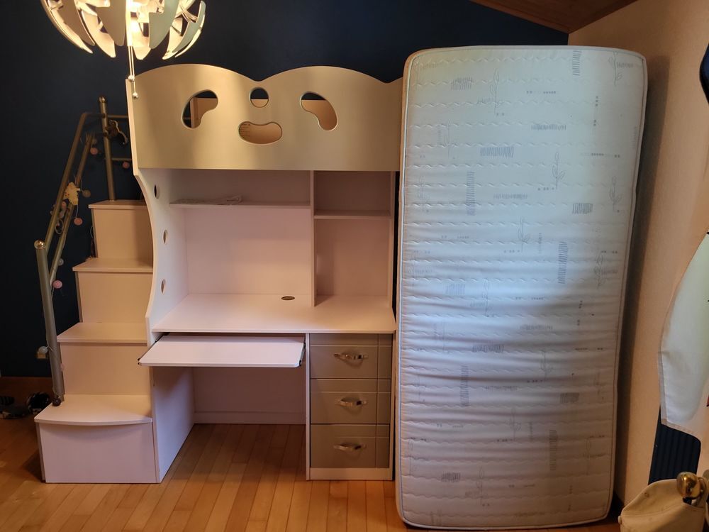 A c&eacute;der lit Mezzanine pour enfant, Meubles