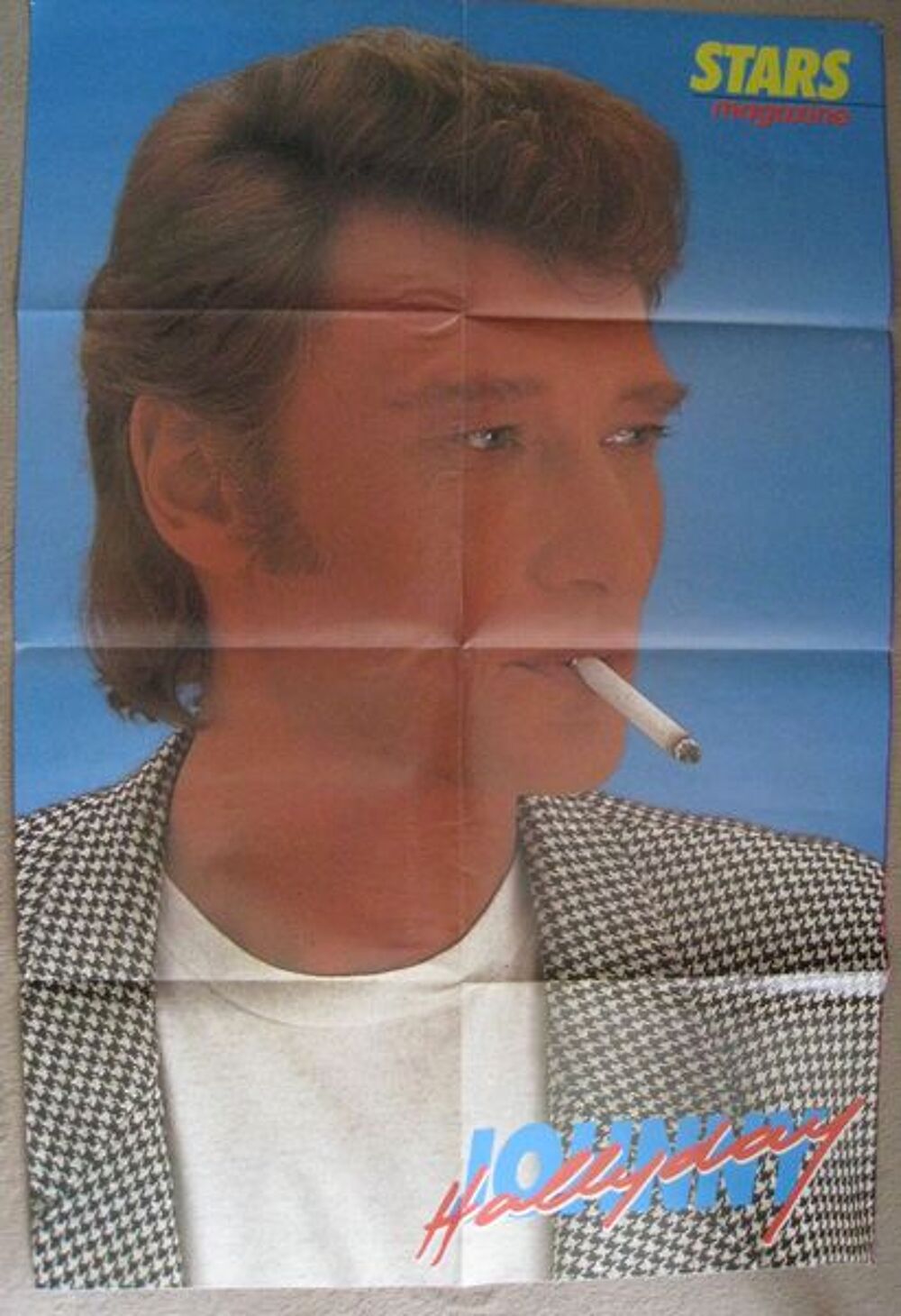 Johnny Hallyday Poster stars magazine CD et vinyles
