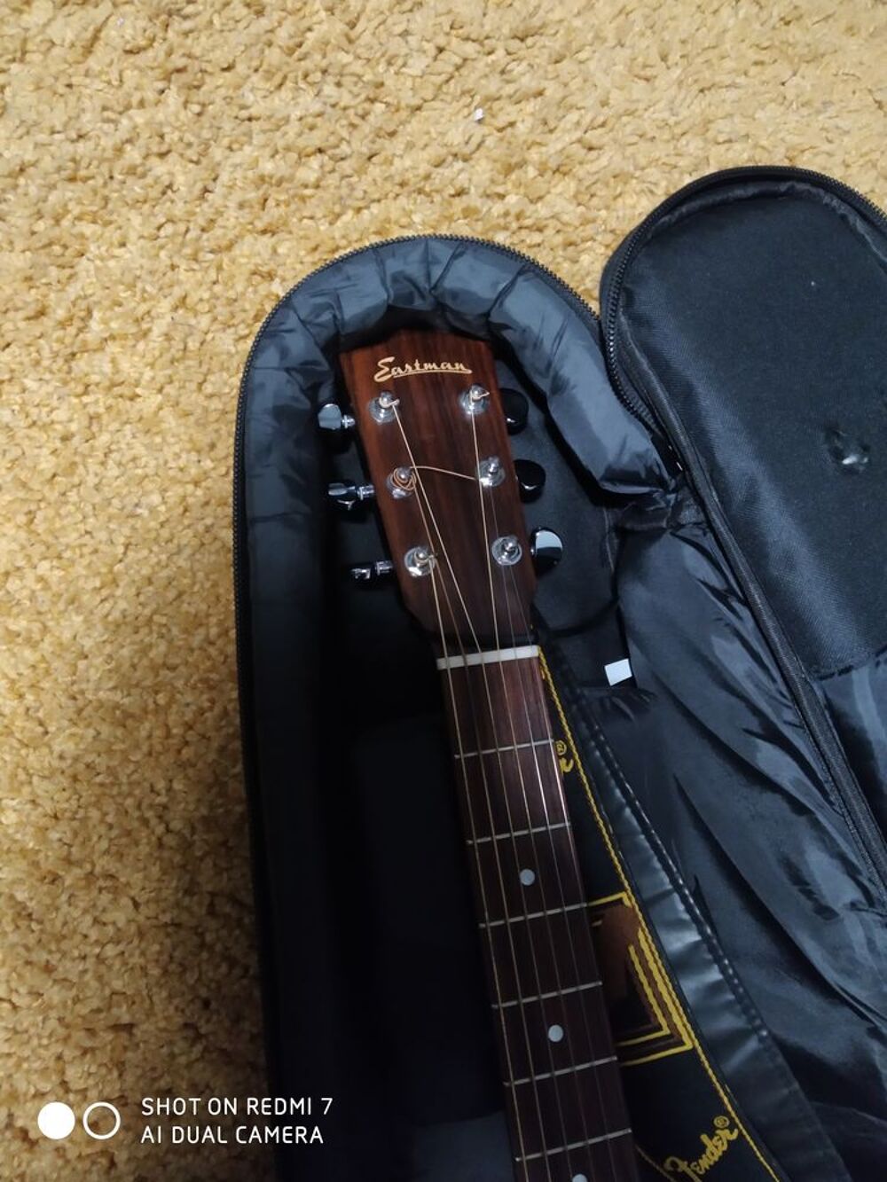 guitare Eastman table harmonie massive en &eacute;pic&eacute;a. Instruments de musique