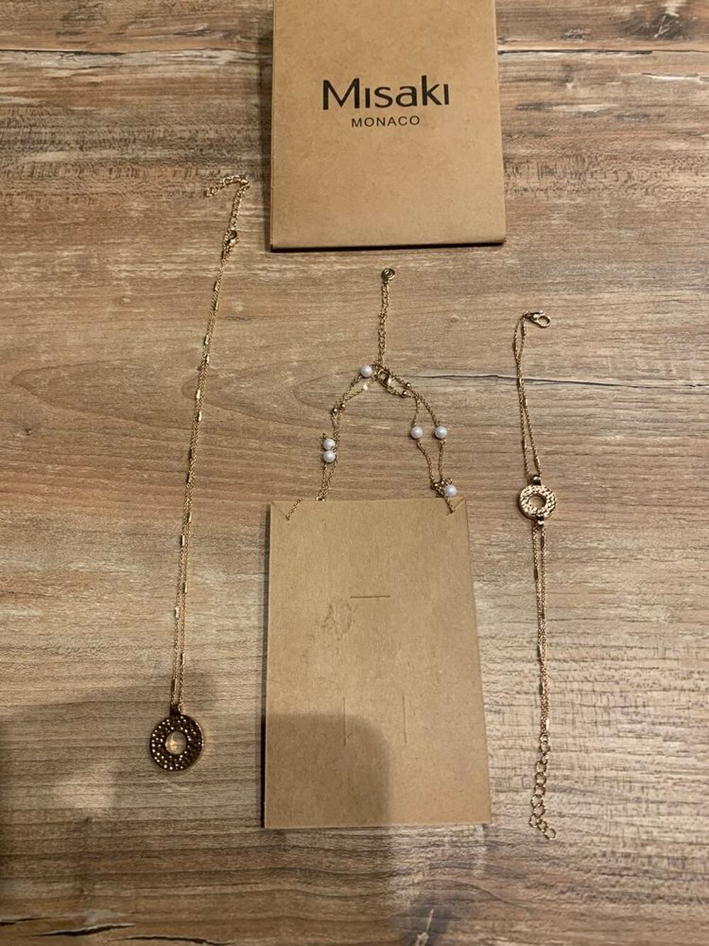 2 Colliers + 1 Bracelet femme " Misaki - Mo Bijoux et montres