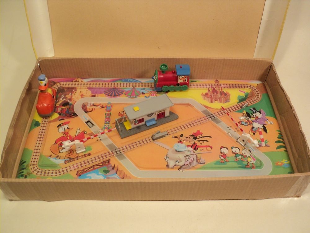 Rare Jouet Train Disneylandia Donald Dingo Mickey Disney. Jeux / jouets