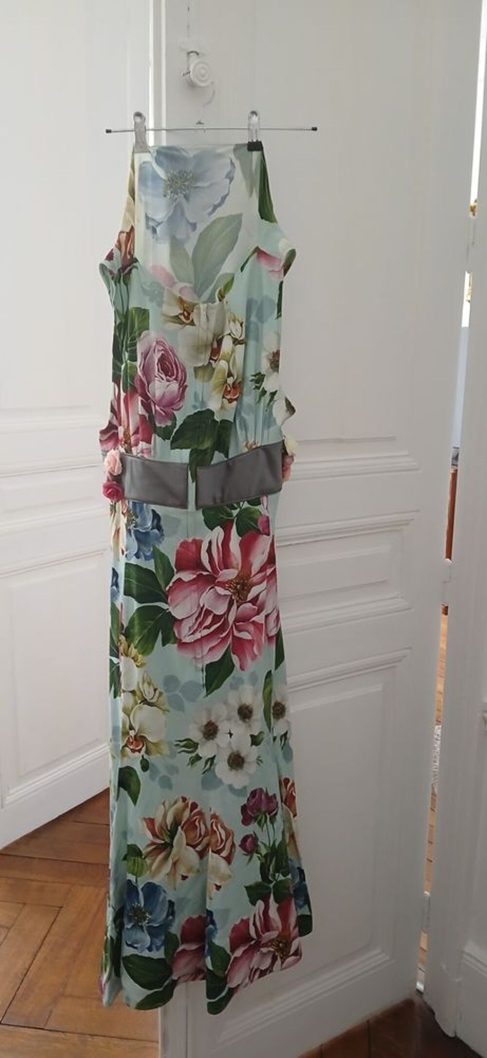 Robe fleurie Dolce &amp; Gabbana en m&eacute;lange de viscose et d'&eacute;las Vêtements