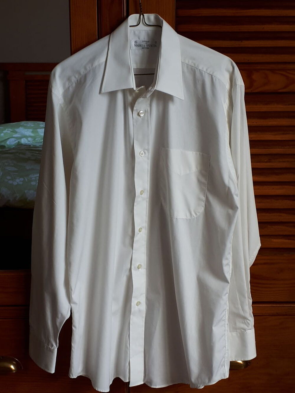 Chemise homme MARKS and SPENCER - 38 CM - TBE Vêtements
