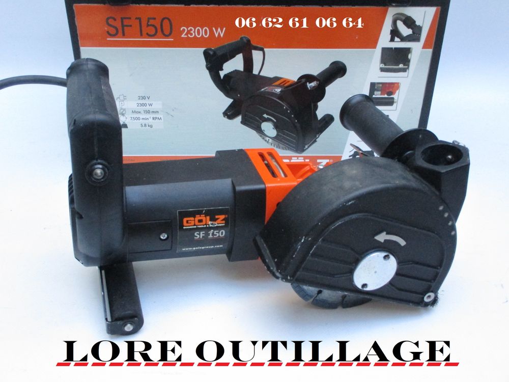 GOLZ SF150 - Rainureuse Bricolage