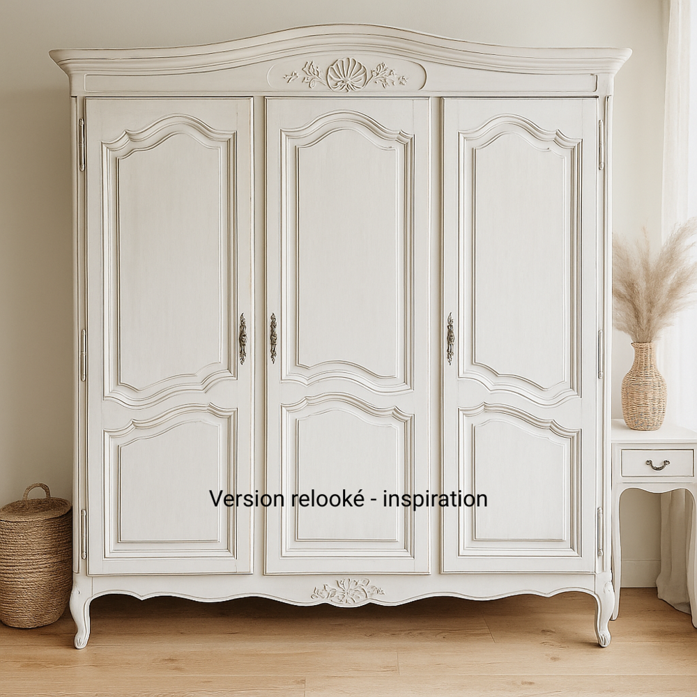 Armoire 3 portes style Louis XV ? Sculpt&eacute;e ? Rangement modul Meubles
