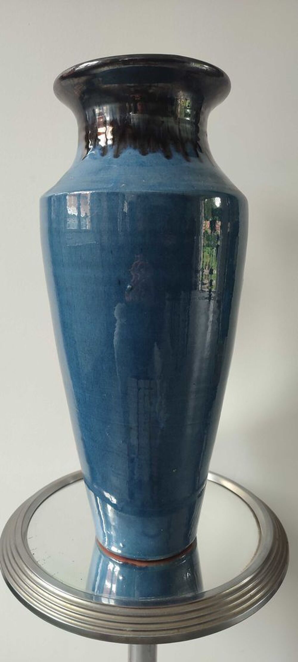 Grand vase c&eacute;ramique de 39 cm Atelier Thomas BUXO (1970) 