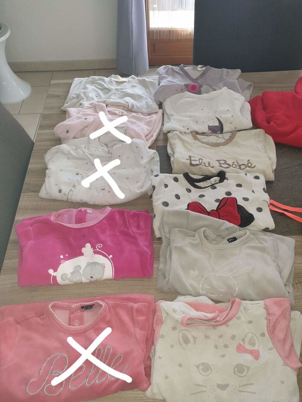  v&ecirc;tements fille hiver 1 an Puériculture