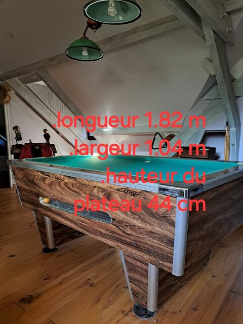 Billard americain bois plateau vert 700 Chevillon-sur-Huillard (45)