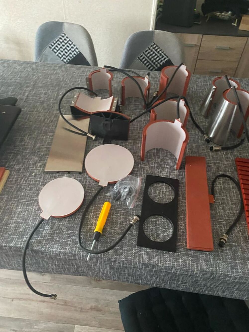 8 en 1 Presse &agrave; Chaud Machine de Sublimation Matériel informatique