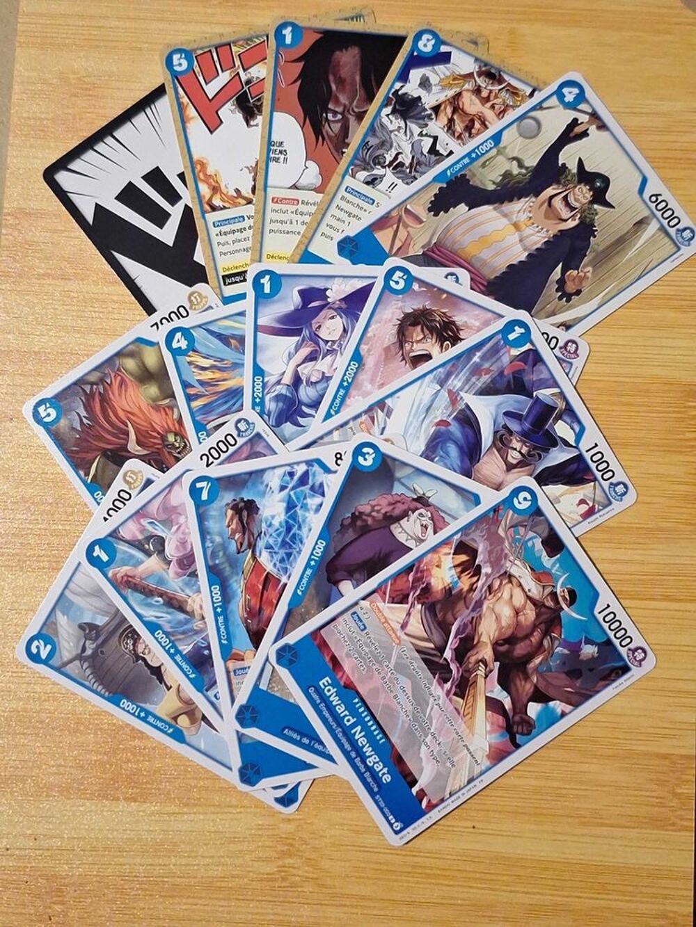 Cartes One Piece TCG - Doublons Deck ST-22 Ace &amp; Newgate (&agrave;€ l'unit&eacute;) 