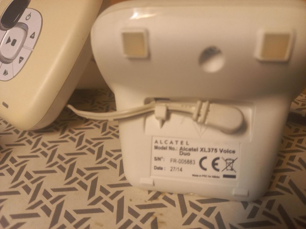 T&eacute;l&eacute;phone fixe Alcatel XL375 V duo r&eacute;pondeur Téléphones et tablettes