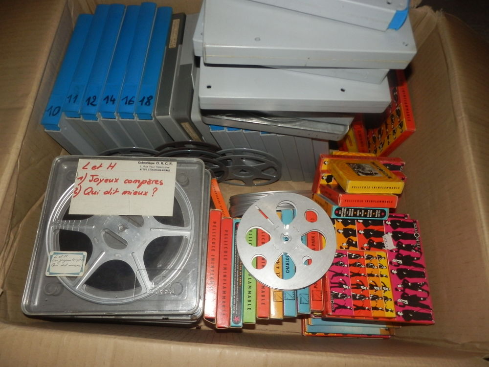Lot de films super 8 Laurel et Hardy, Charlot .... Photos/Video/TV